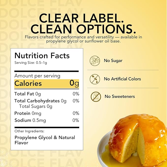 Dolce Flav Natural Yuzu Flavoring ??Bright, Citrusy Japanese Lemon-Grapefruit Taste | 2 oz Extract