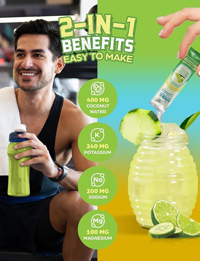 Variety Pack Hydration Sugar-Free Powder Packets |Electrolyte Agua Fresca Drink Mix |Pineapple