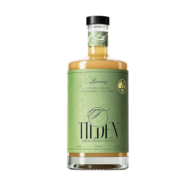 Tilden Cocktails Lacewing,Multi Award Winning Non-Alcoholic Cocktail, Vegan and No Sugar Added