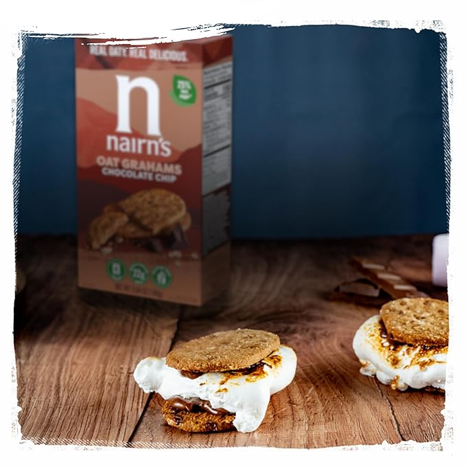 Nairn's Gluten-Free Chocolate Chip Oat Grahams - Healthy, Tasty and Safe for Celiacs. Perfect