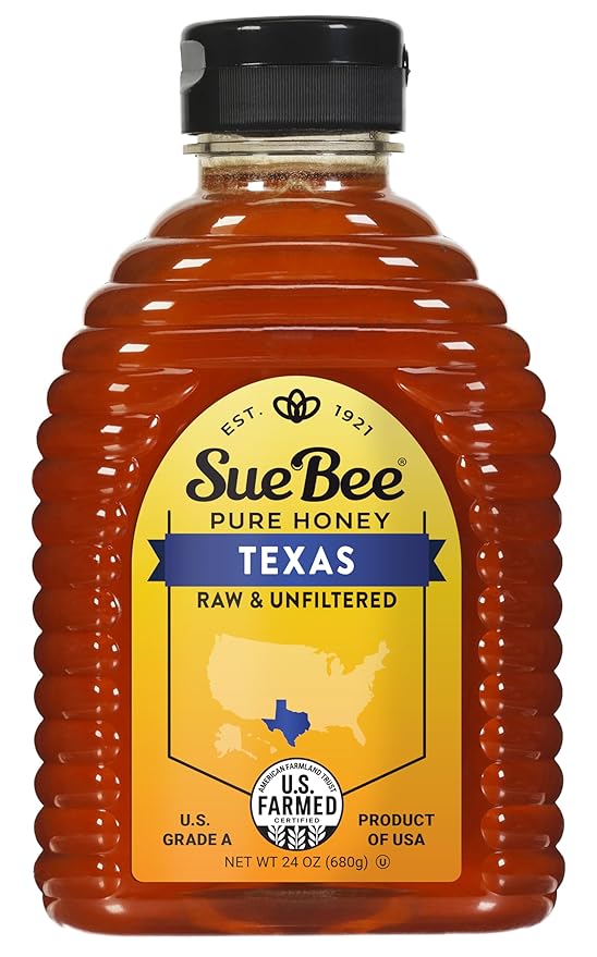 Sue Bee Regional Texas Honey, Strained, Unfiltered USA Beekeeper-Owned Co-op, 24 oz (Packaging May