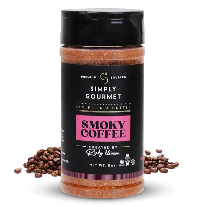 Smoky Coffee Spice 5oz | Recipe in a Bottle | Premium Blend Spice for Gourmet Cooking | No-Addition
