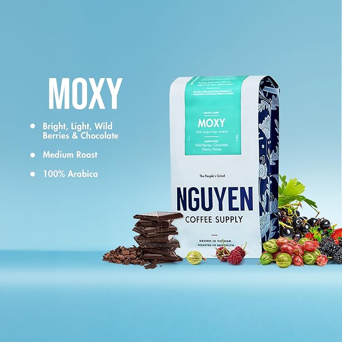 Nguyen Coffee Supply - Moxy Arabica: Medium Roast Premium Whole Coffee Beans, Vietnamese Single