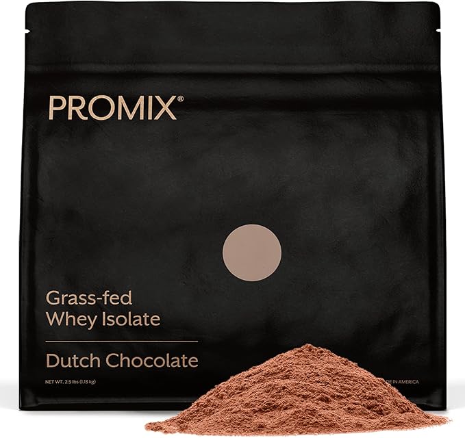 ProMix Nutrition Whey Protein Isolate Powder, Chocolate - Grass-Fed - 짯Post Workout Fitness &