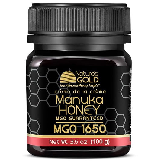 Nature’s Gold Raw Manuka Honey, Certified High MGO | Authentic MGO, 100% Pure Genuine Traceable