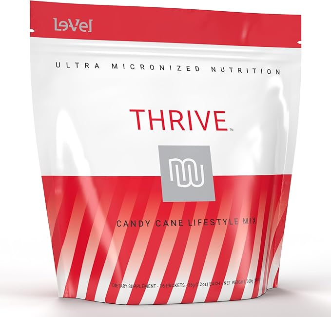 Thrive Protein Shake | 16 Packets (35g Each) | Gluten-Free, Pea Protein Blend, Probiotics, Fiber &