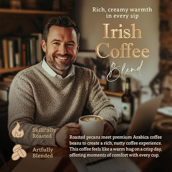 Irish Cream Flavored Ground Coffee ??100% Arabica, No Artificial Sweeteners, Organic, Naturally
