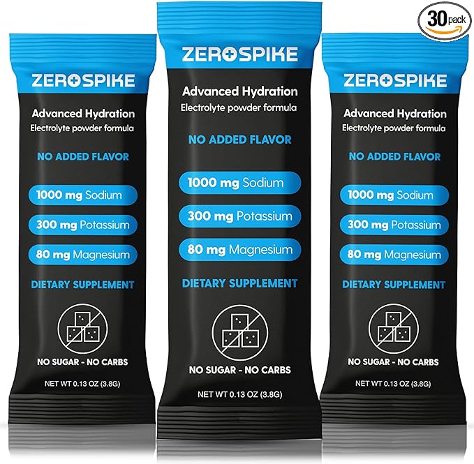 No Sugar Electrolytes Powder Packets | Keto & Fasting Salts Drink Mix | Supplements: The Key