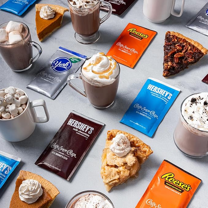 Candy Shop Cocoa Mix Variety Pack, Hot Chocolate, HERSHEY'S Milk Chocolate, REESE?™S Peanut Butter