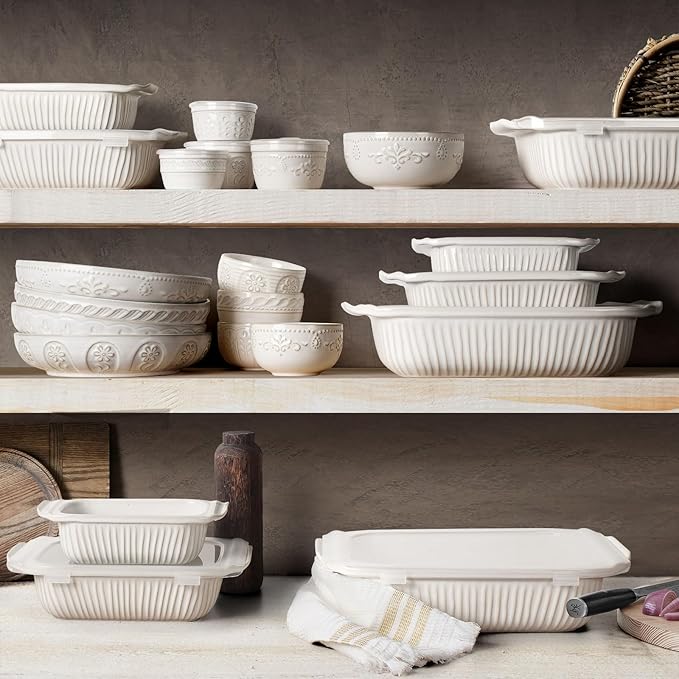 Artena Casserole Dishes For Oven, Ceramic Baking Dish, Large Lasagna Pan With Handles, Baking Pan