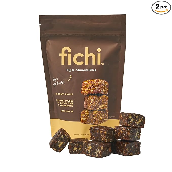 Fichi Fig and Nut Bites, a Wholesome and Delicious Gluten-Free Italian Fruit and Nut Snack (Two
