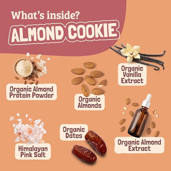 Skout Organic Almond Cookie Kids Snack Bars (18 Pack) | Organic Kids Snack Bars | School Snacks &