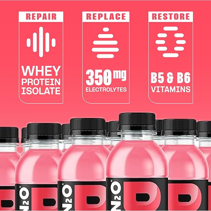 Protein2o Hydration Drink - 2-in-1 Liquid Clear Whey Protein Isolate and Electrolyte Drink - 20g
