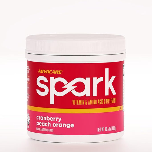 AdvoCare Spark Vitamin & Amino Acid Supplement - Focus & Energy Drink Powder Mix with Vitamin A