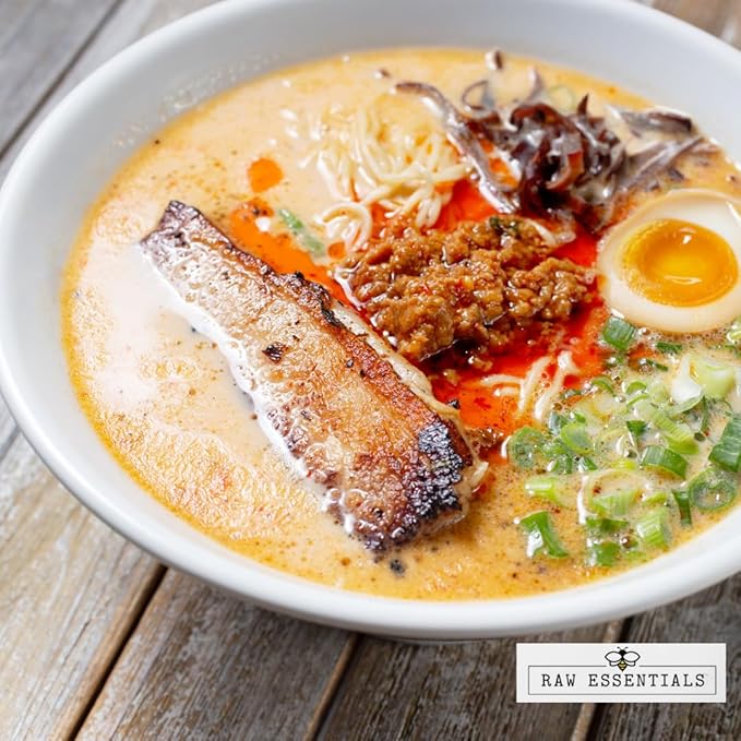 Raw Essentials Spicy Chicken Bouillon - Soup and Ramen Seasoning Blend - Savory and Warm - Add to