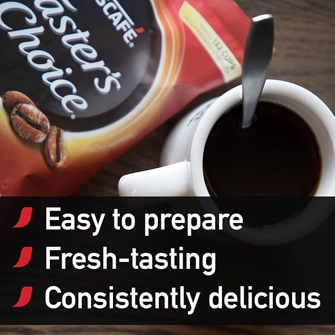 Nescafe Instant Coffee, Taster's Choice Light Roast House Blend, 8 oz Bulk Pouch