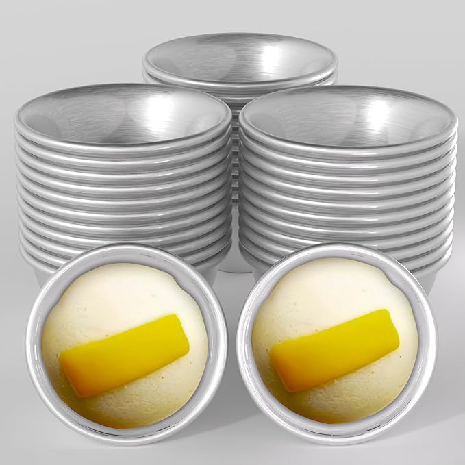 36 Pcs Puto Mold Cups for Steamer Filipino,3.1??x 1.2?�Reusable Baking Cups for Puto - Ideal for