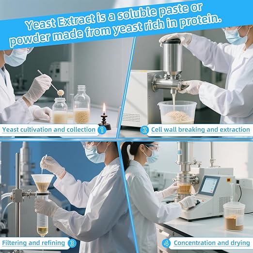 Yeast Extract, Industrial Grade Nutrient for Mycology, Powder, 500g/Bottle(1.1 lb.)