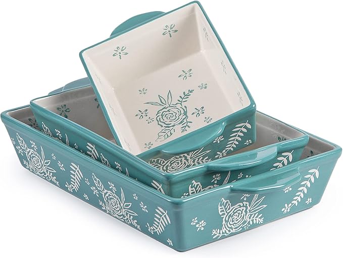 Wisenvoy Casserole Dishes For Oven Baking Dish Ceramic Casserole Dish Lasagna Pan Baking Dishes For