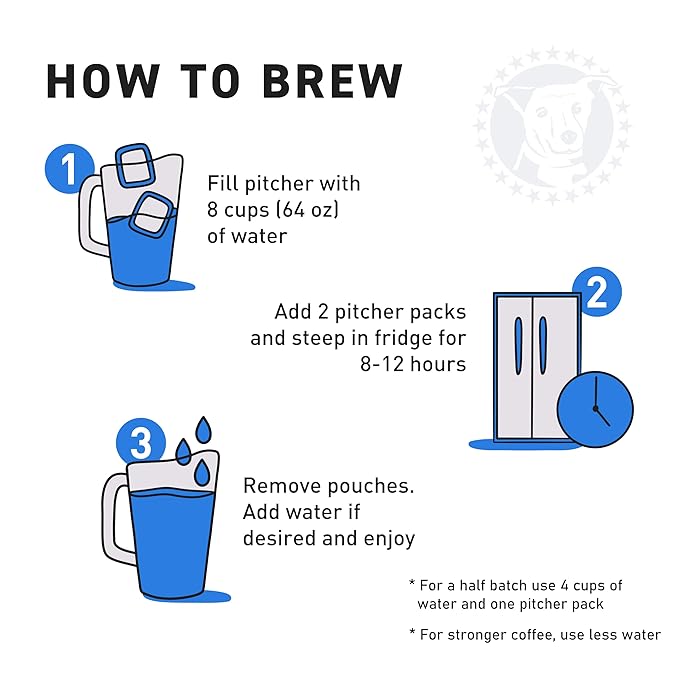 Stella Blue Cold Brew Coffee Packets, Cinnamon Sugar Donut, Medium Roast Ground Coffee, Warm