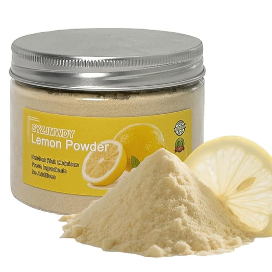 Pure Freeze-Dried Lemon Powder 3.5oz (100g) – 100% No Sugar, | Tart & Zesty for Drinks, Smoothies