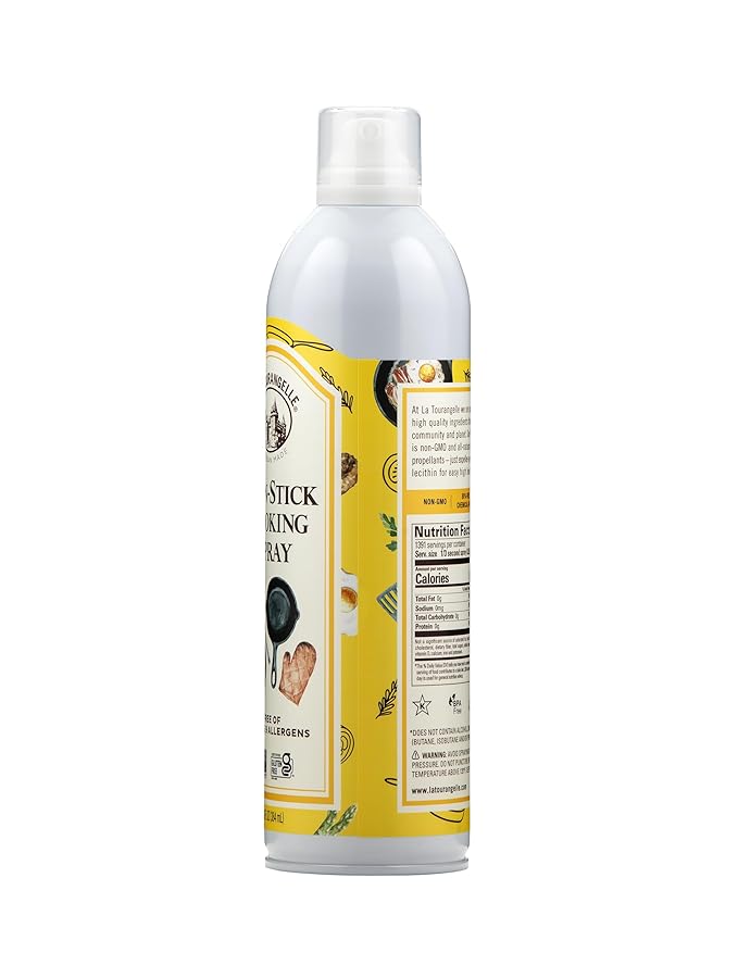 La Tourangelle, Non Stick Cooking Spray, Expeller Pressed Oil, Non Aerosol, For Neutral Flavor