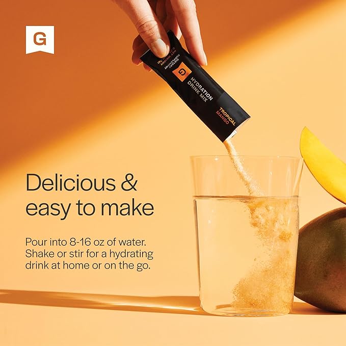 Gainful Hydration + Caffeine Powder Packets with Key Electrolytes Magnesium & Sodium + L Theanine