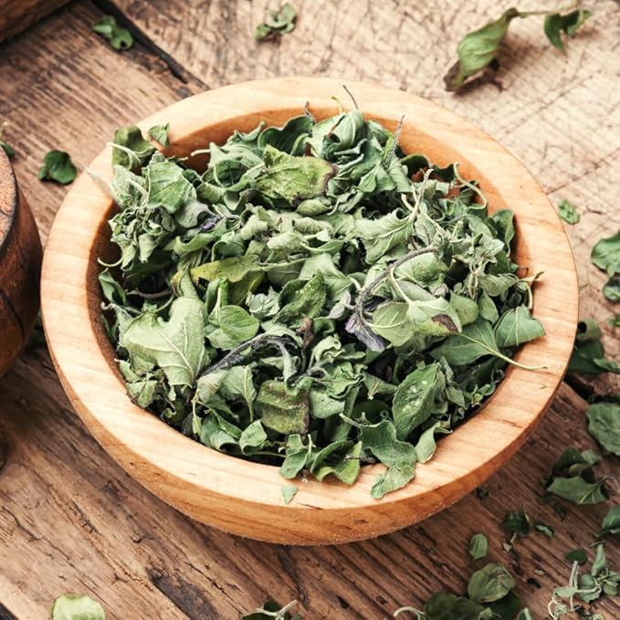 Olive & Vine Ground Marjoram, Earthy & Sweet, Seasoning for Soups, Stews, and Roasts, With Rich