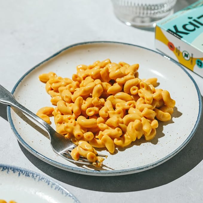 Kaizen High Protein Cheddar Mac & Cheese - Low Carb, Keto Friendly, High Fiber, Gluten-Free