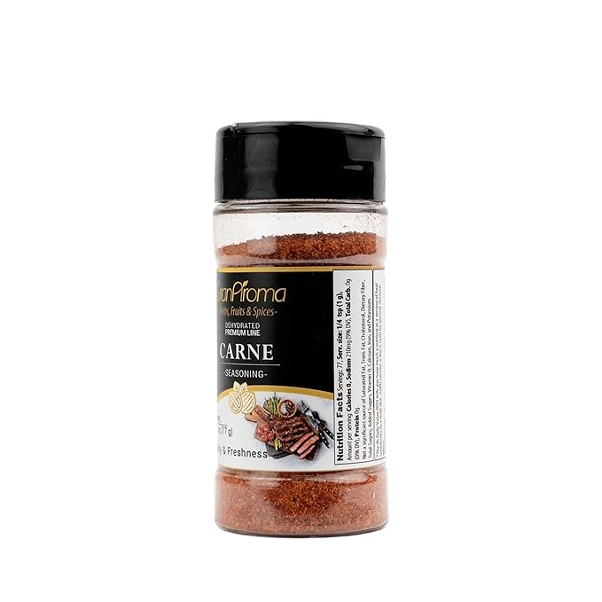 GranAroma Carne Seasoning, Authentic Spice Blend, Delicious Taste, Dry Rubs & Meat Dishes (2.72