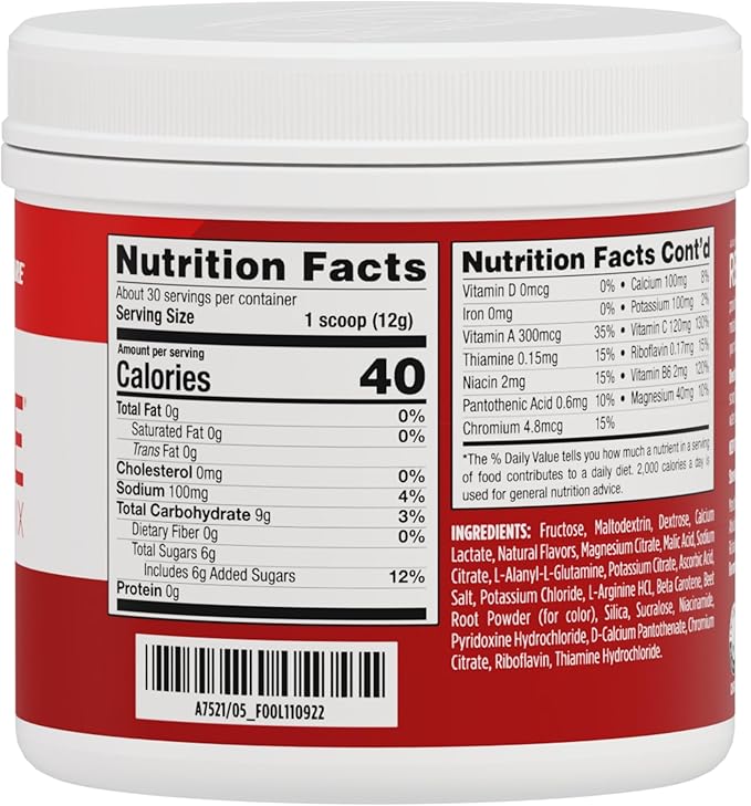 AdvoCare Rehydrate Electrolyte Drink Mix - Hydration & Recovery Drink with Sodium, Potassium & More