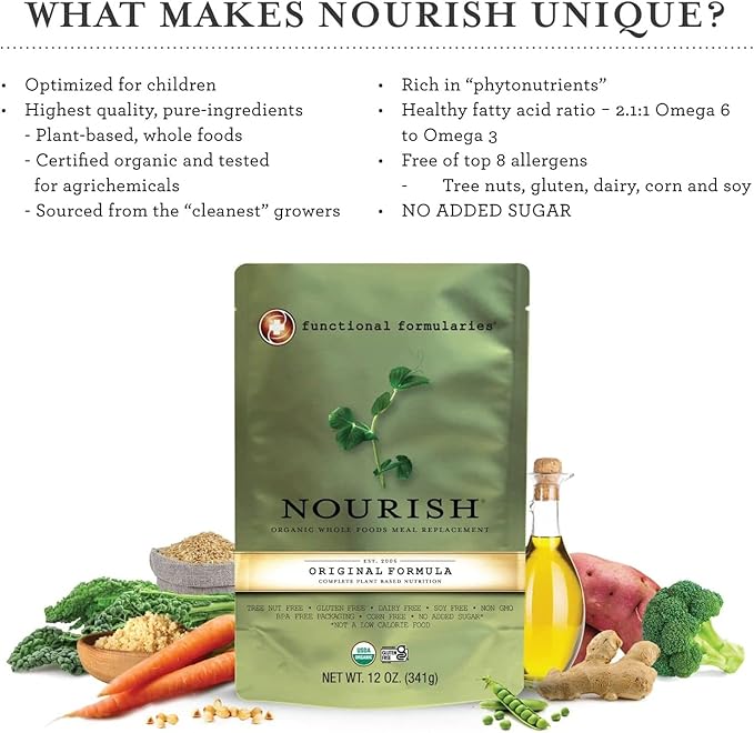 Functional Formularies Nourish Organic Tube Feeding Formula And Nutritional Meal Replacement
