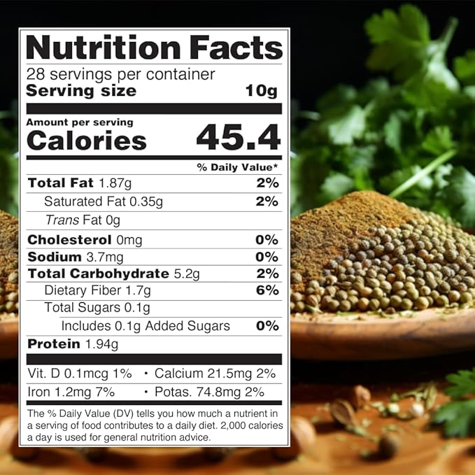 HANDPICK Whole Coriander Seed (283g/10oz) Premium Grade | Pure & Flavorful Coriander Seeds - Indian