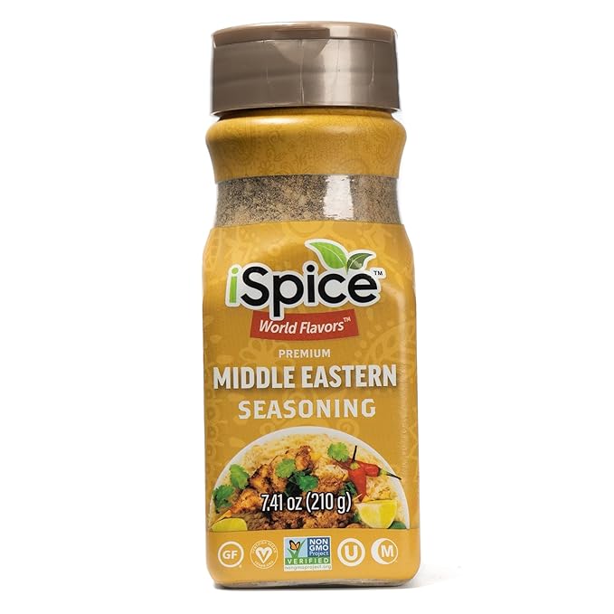 iSpice - MIDDLE EASTERN SEASONING World Flavor Super Spice Blend | All Natural | Ready to use as is