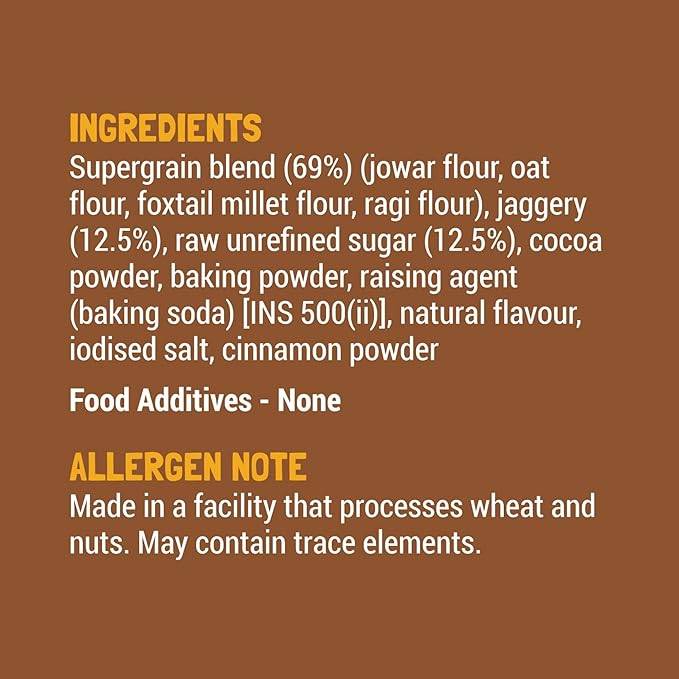 Slurrp Farm Millet Pancake Mix | Chocolate Flavor | Made with Jowar, Oats & Ragi | No Maida, No