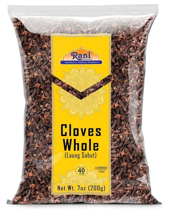 Rani Cloves Whole (Laung) 7oz (200g) Great for Food, Tea, Pomander Balls and Potpourri, Hand
