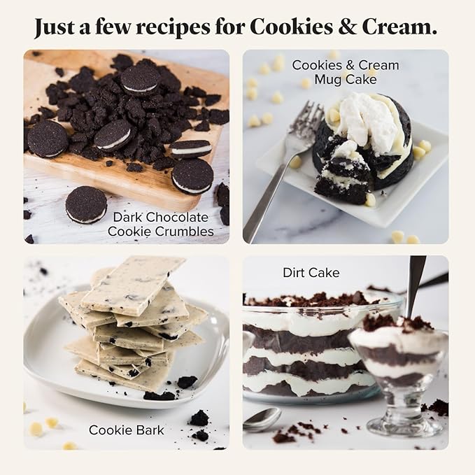 Keto Chow Cookies & Cream | Keto Meal Replacement Shake Powder | Nutritionally Complete | Low Carb