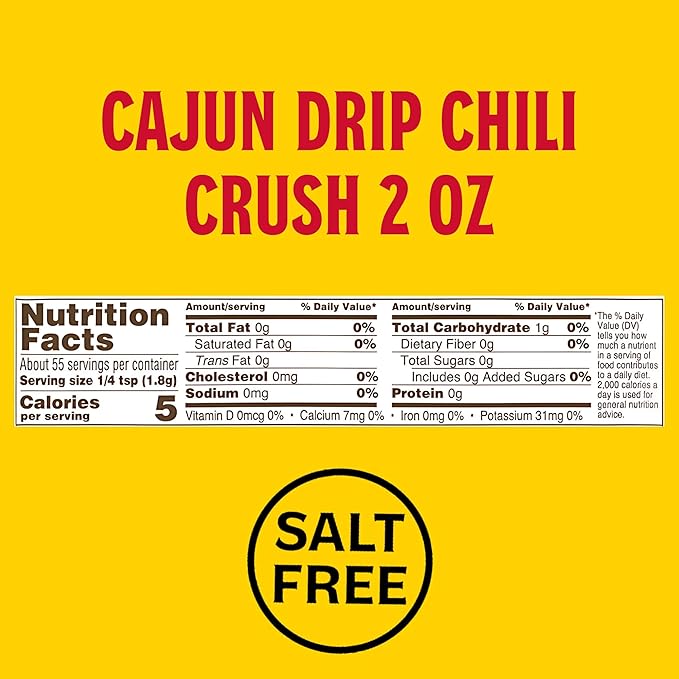 Louisiana Fish Fry Cajun Drip Chili Crush Butter Seasoning Mix - Seasoned Butter Sauce for Seafood