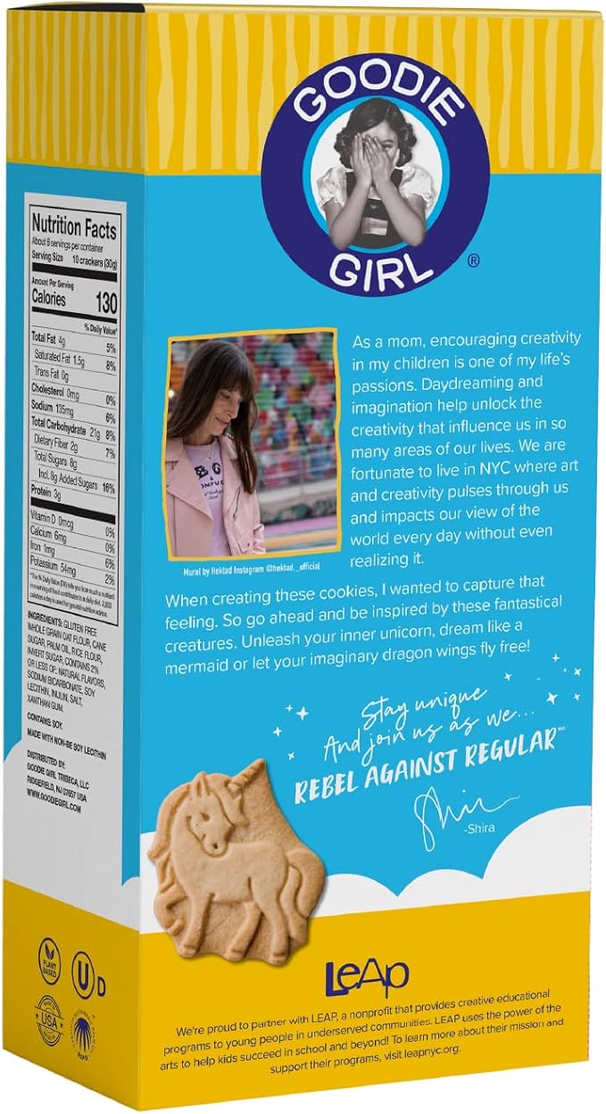 Goodie Girl Magical Animal Crackers – Gluten Free, Peanut Free, Dairy Free, Egg Free – Fun Shapes