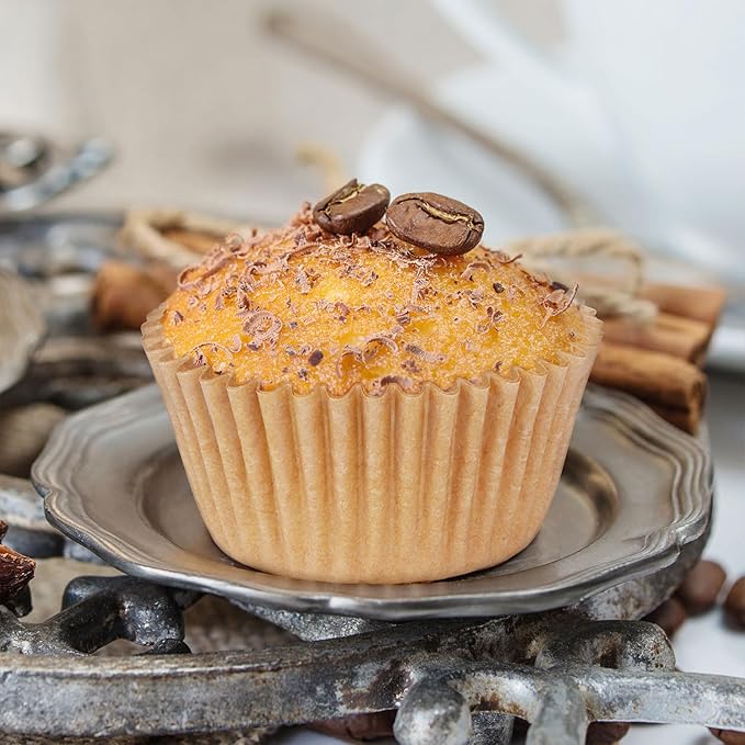 1000-Count Natural Mini Cupcake Liners Small Muffin Liners No Smell Premium Greaseproof Paper