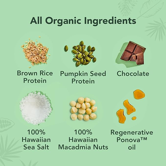 ALOHA Organic Plant Based Protein Bars | The Pa'akai Bar - Special Edition | 6 Count, 1.98oz Bars |
