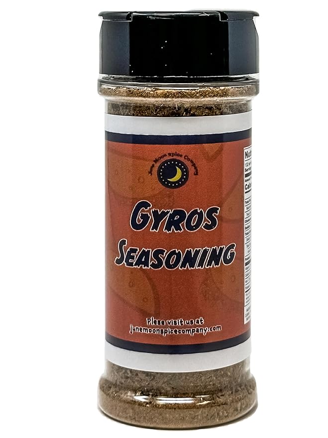 Premium | Greek Gyro Seasoning | Large Shaker | Calorie Free | Fat Free | Saturated Fat Free |