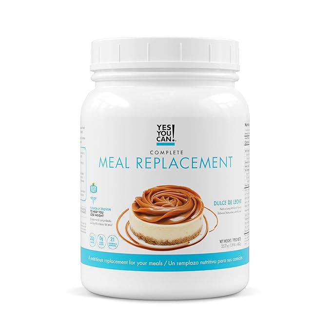 Yes You Can! Complete Meal Replacement - 15 Servings, 20g of Protein, 0g Added Sugars, 21 Vitamins