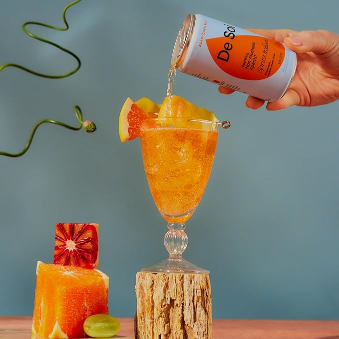 De Soi Spritz Italiano Non-Alcoholic Drinks 4-Pack (8 fl oz) Mocktails - Ready to Drink Beverages