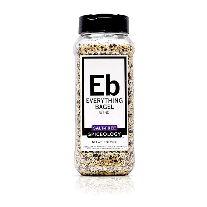 Spiceology - Everything Bagel Seasoning (Salt-Free) - All-Purpose Spice Blend with Garlic, Onion