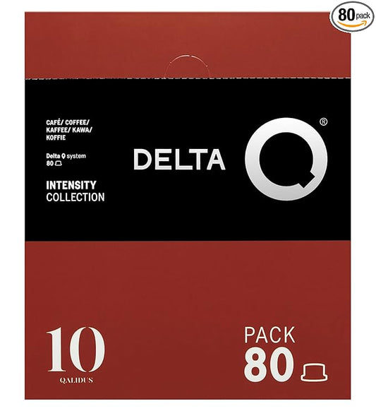 Delta Q Espresso Pods for Delta Q machines, Qalidus - Intensity 10, Notes of Caramel, XL Pack - 80