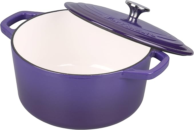 Enameled Cast Iron Dutch Oven Pot with Lid, for Bread Baking, Round Bread Oven- include Sourdough