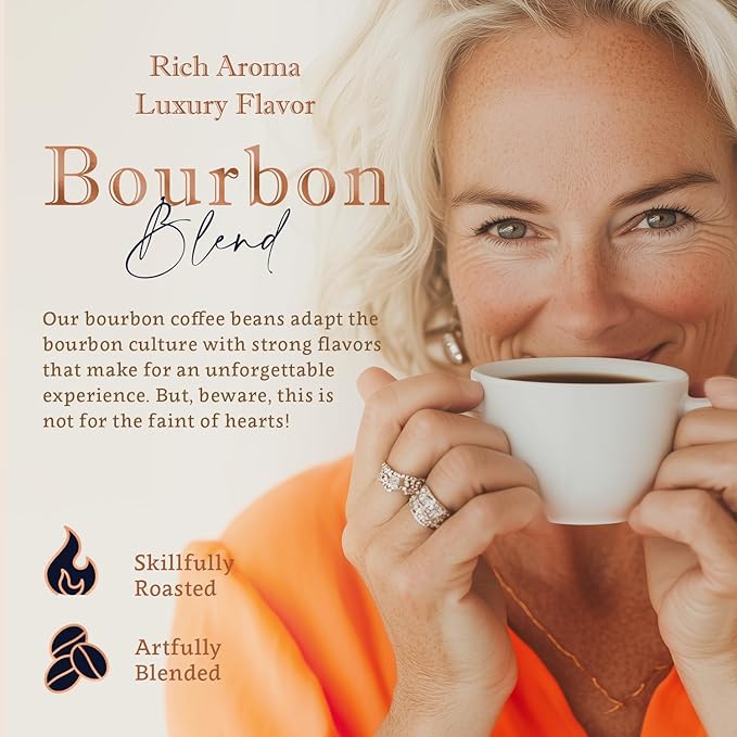 Flavored Ground Coffee ??Bourbon, 100% Arabica, Single Origin, Medium Roast, USDA Organic