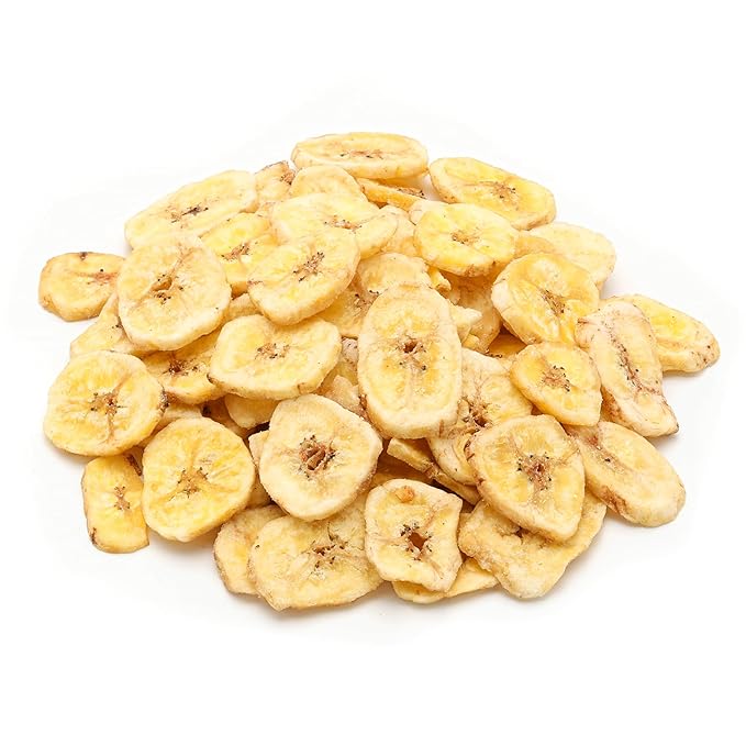 NUTS U.S. - Unsweetened Banana Chips | No Sulphure, Added & No Artificial Colors | NON-GMO |