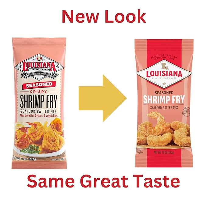 Louisiana Fish Fry Products Seasoned Fry Variety Mix - 2 of Each Flavor - Pack of 6 - Southern